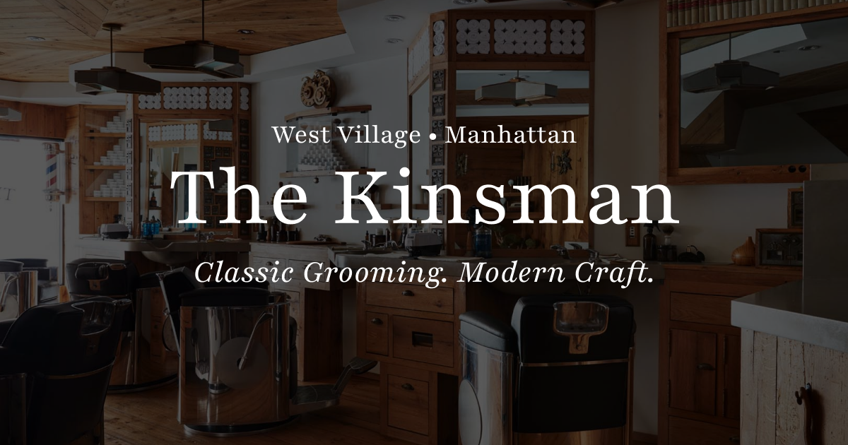 The Kinsman Barber Shop logo